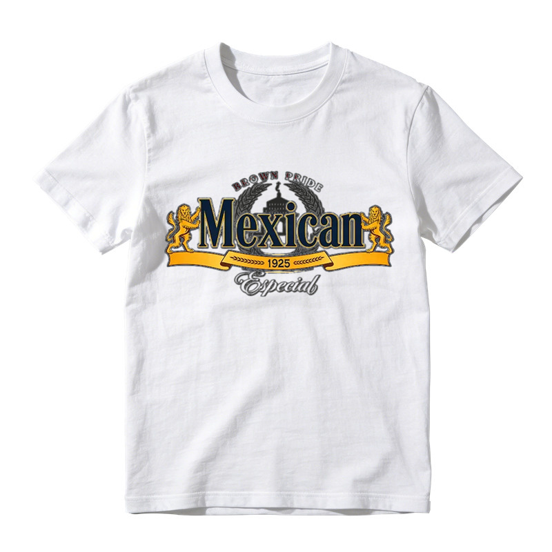 Mexican Especial Beer Inspired Graphic T-Shirt 