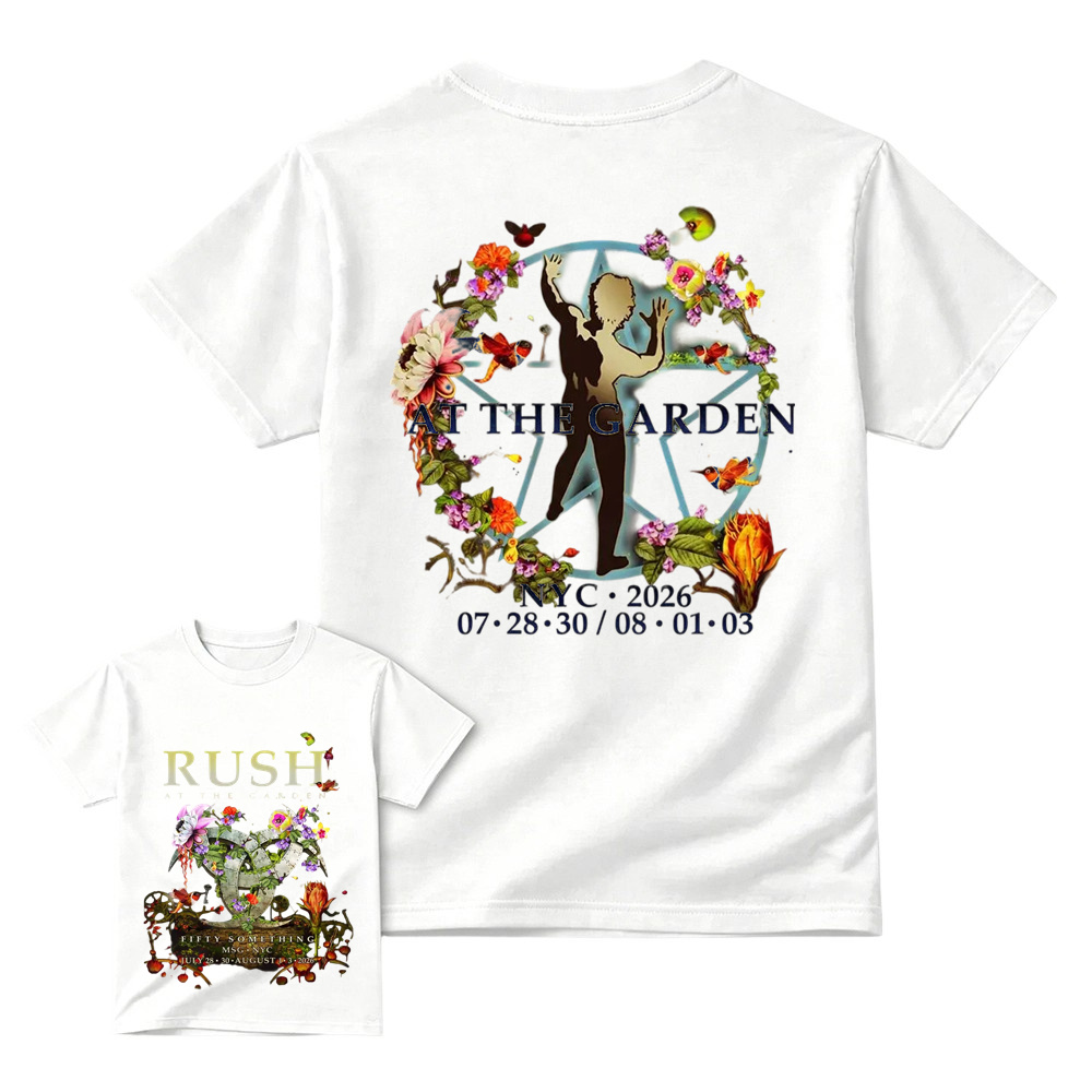 R-u-s-h Band At The Garden 2026 MSG Tour T-Shirt