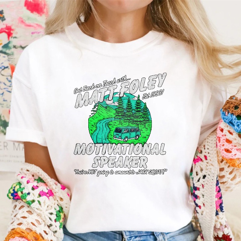 Matt Foley Motivational Speaker Van Forest Scene Unisex Classic T-shirt