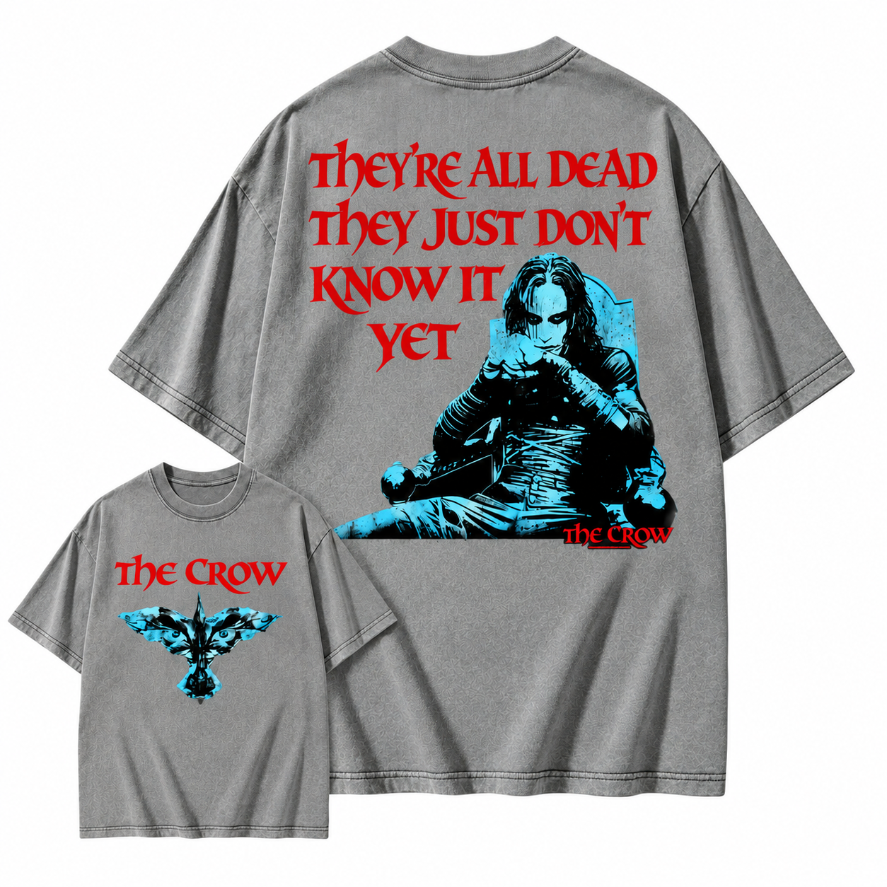 The Crow "They're All Dead They Just Don't Know It Yet" Graphic Washed T-shirt