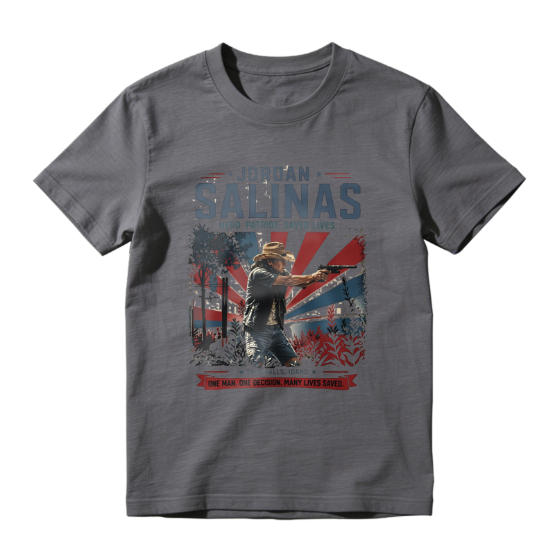 Vintage Salinas Hero Patriot Saved Lives Retro American T-Shirt