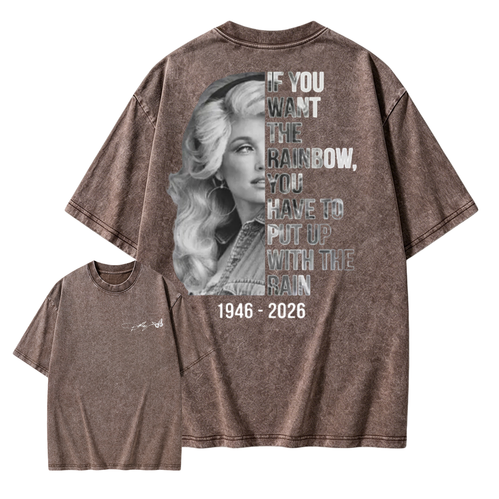 Retro Country Music Singer Quote, Fan Gift, MADE IN USA  Washed T-shirt