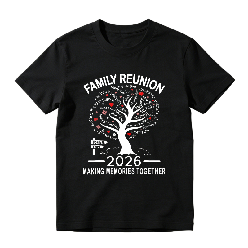 Family Reunion Tree 2026 Making Memories Together T-shirt