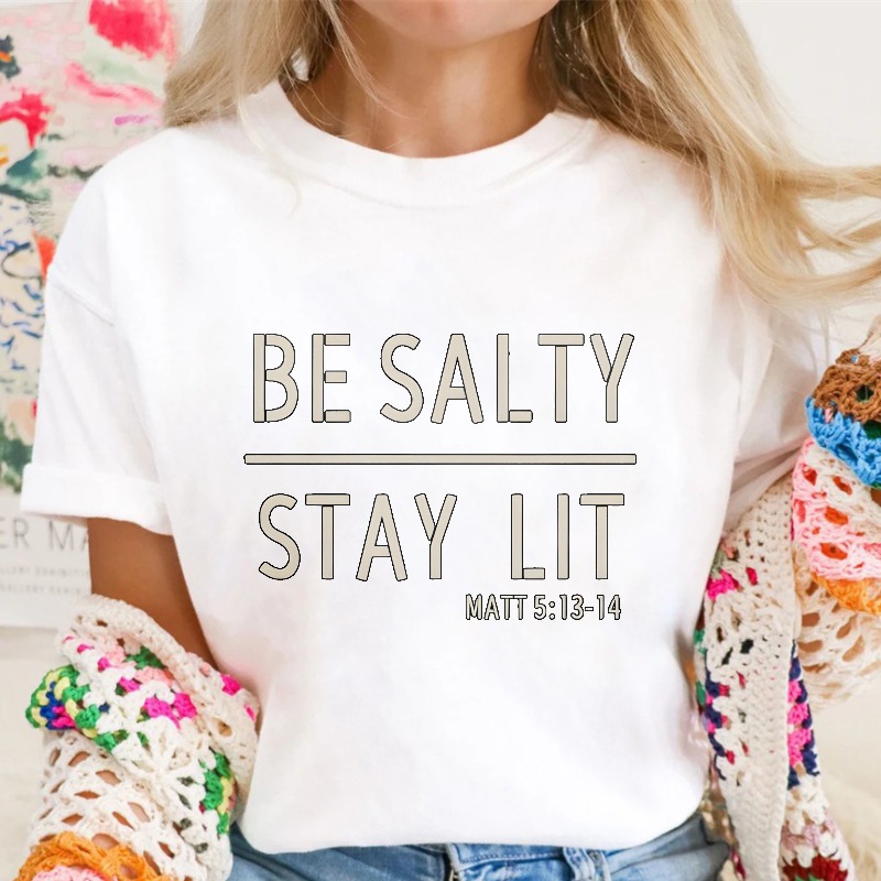 Be Salty Stay Lit Matthew 51314 Unisex Classic T-shirt