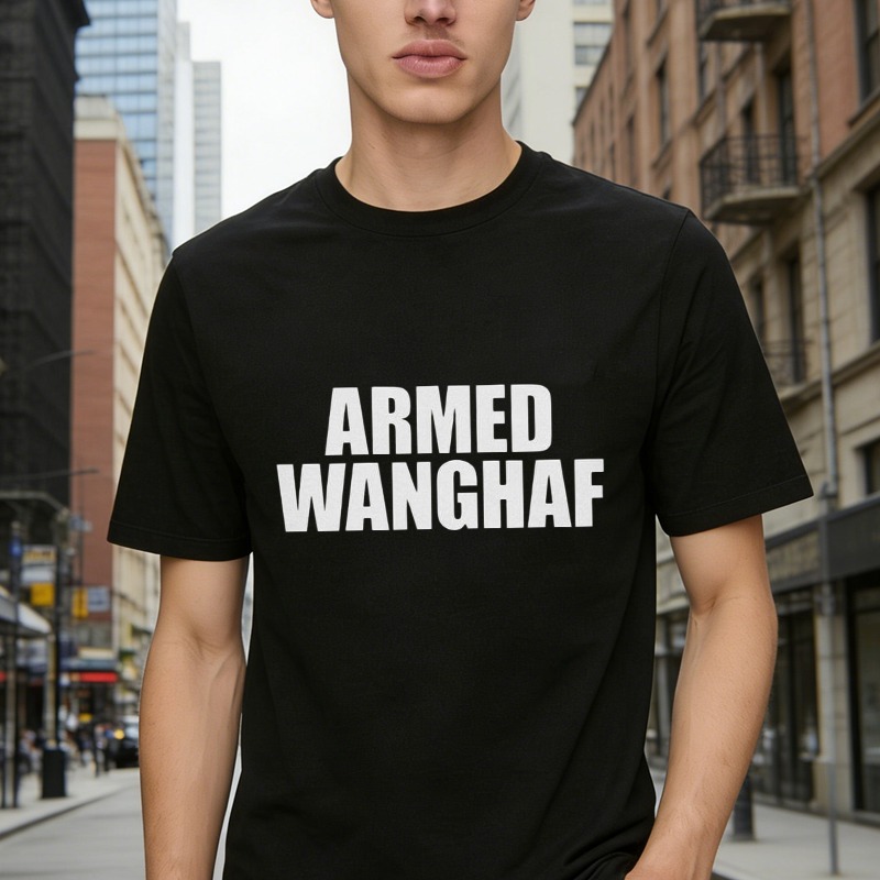 Armed Wanghaf Graphic Text T-shirt