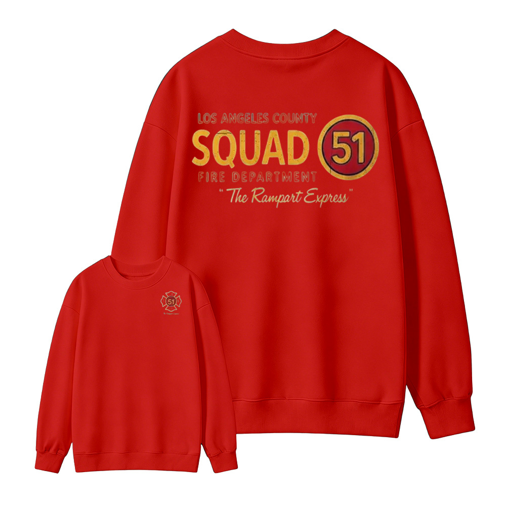 Los Angeles County Squad 51 Fire Department Sweatshirt