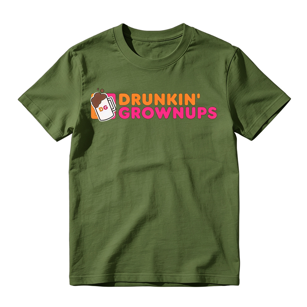 Drunkin’ Grownups Shirt | Viral Funny Adult Drinking T-Shirt