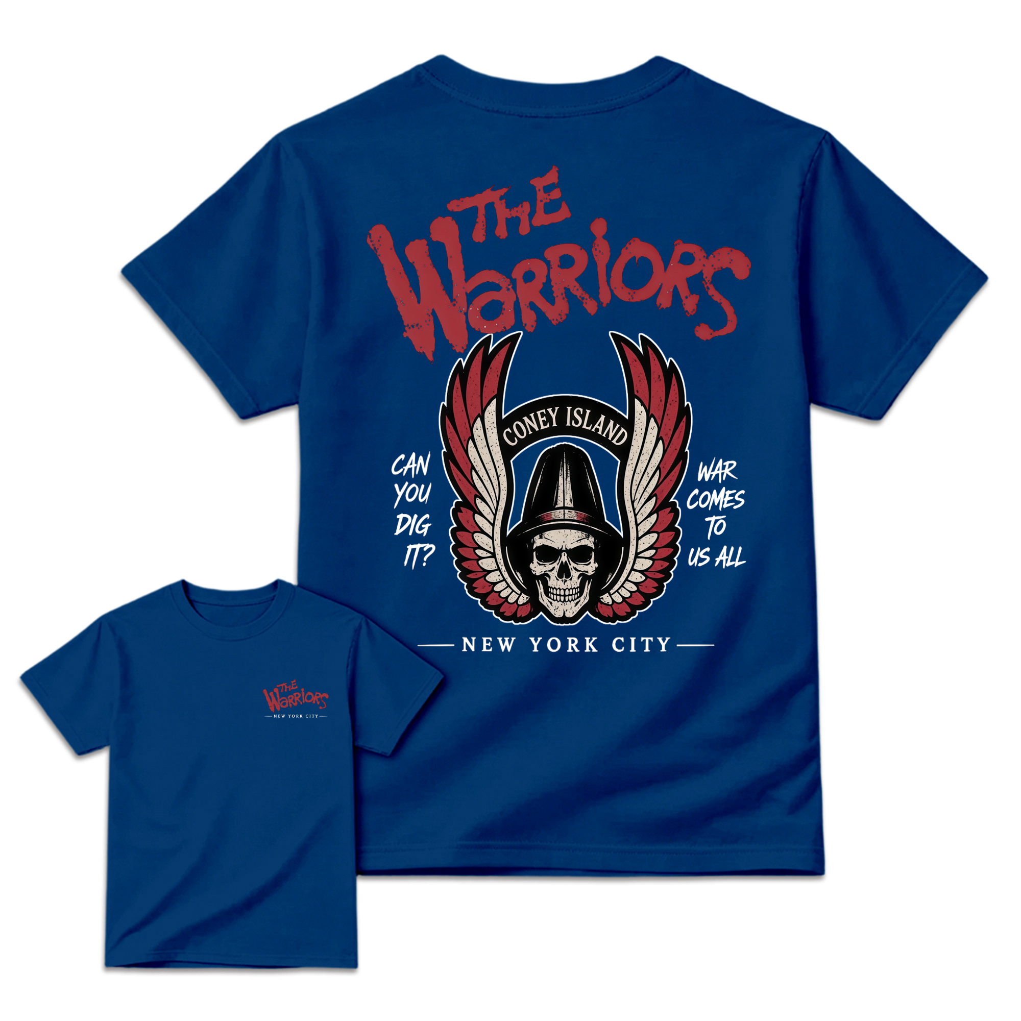 The Warriors Coney Island Skull Wings T-Shirt