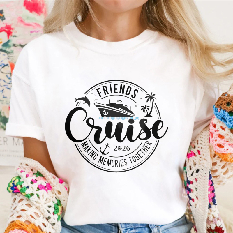 Friends Cruise 2026 Making Memories Together Unisex Classic T-shirt