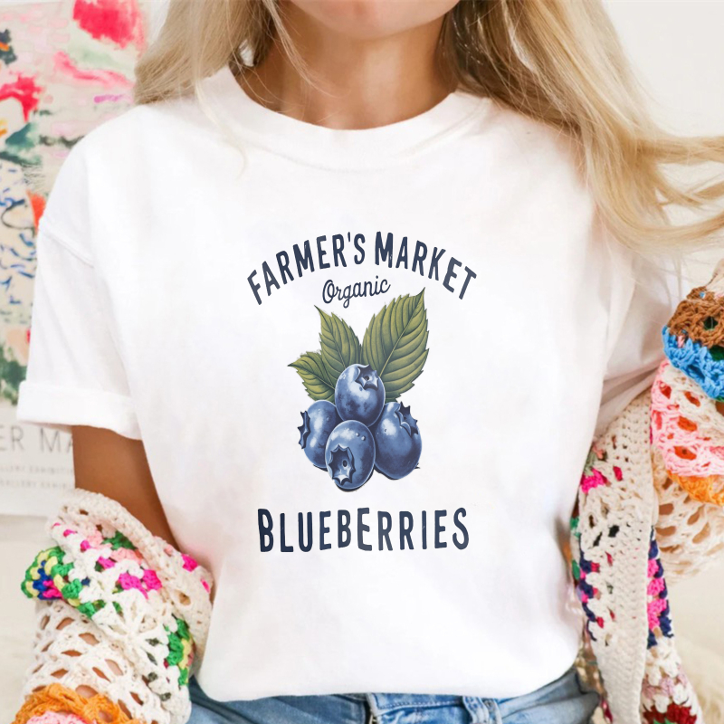 Farmers Market Organic Blueberries Unisex Classic T-shirt