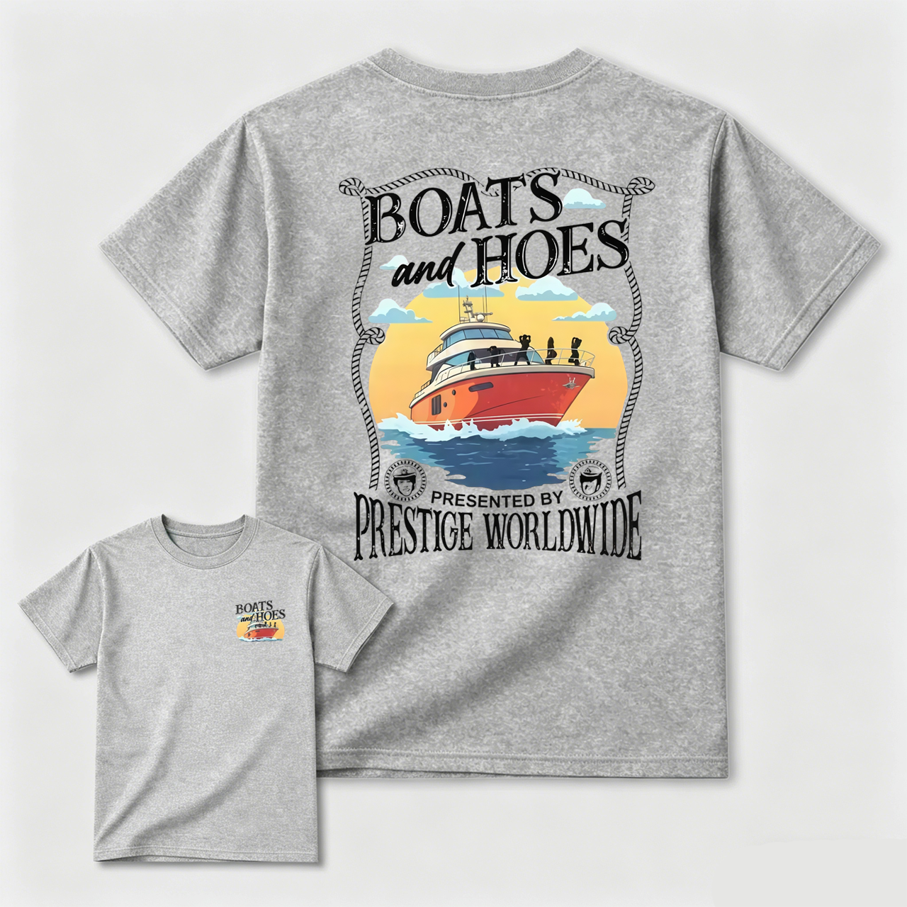 Step Brothers Boats and Hoes Movie Shirt Vintage Retro Summer Classic Gift for Him Humorous Film