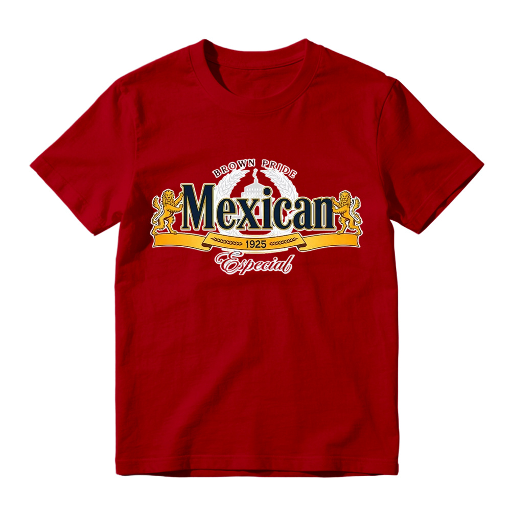 Mexican Especial Beer Inspired Graphic T-Shirt 