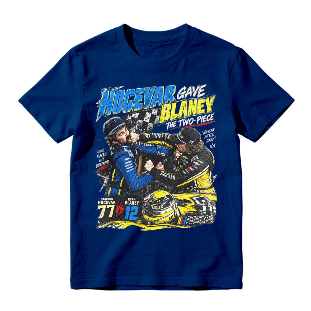 Ryan Blaney vs Carson Hocevar Shirt, Carson Hocevar Ryan Blaney Fight Sweatshirt, Racing Graphic Tee