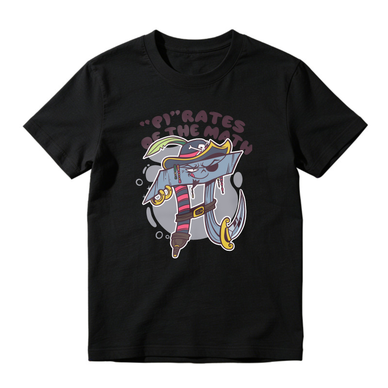 Pi Rates Of The Math Pirate Character, Unisex Classic T-shirt