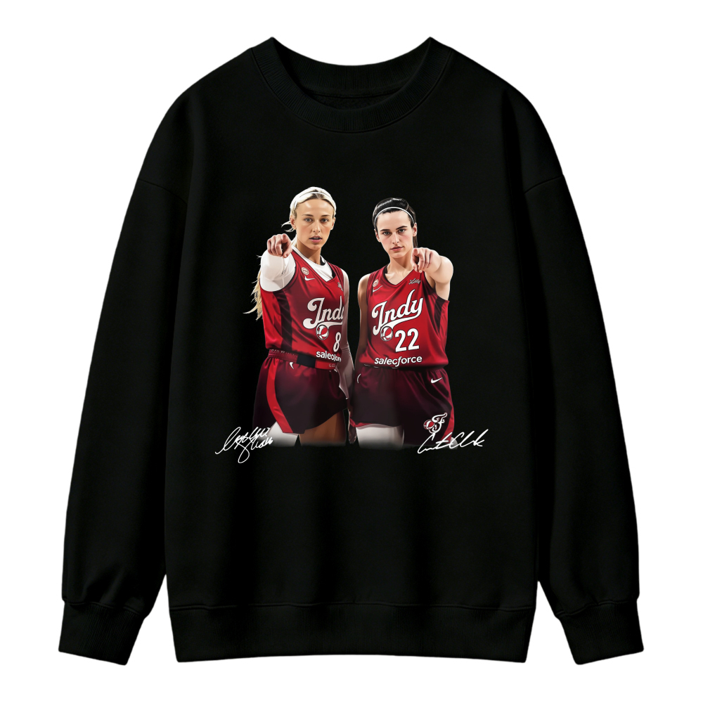 Women Basketball Players Jersey Number 8 And 22 Graphic Sweatshirt