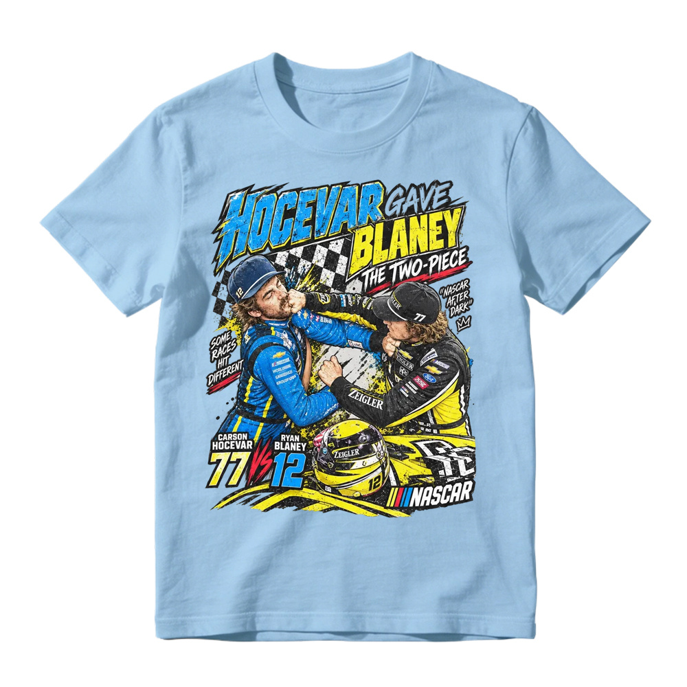 Ryan Blaney vs Carson Hocevar Shirt, Carson Hocevar Ryan Blaney Fight Sweatshirt, Racing Graphic Tee