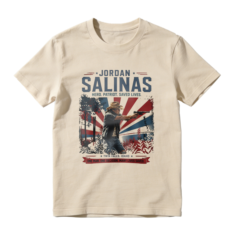 Vintage Salinas Hero Patriot Saved Lives Retro American T-Shirt