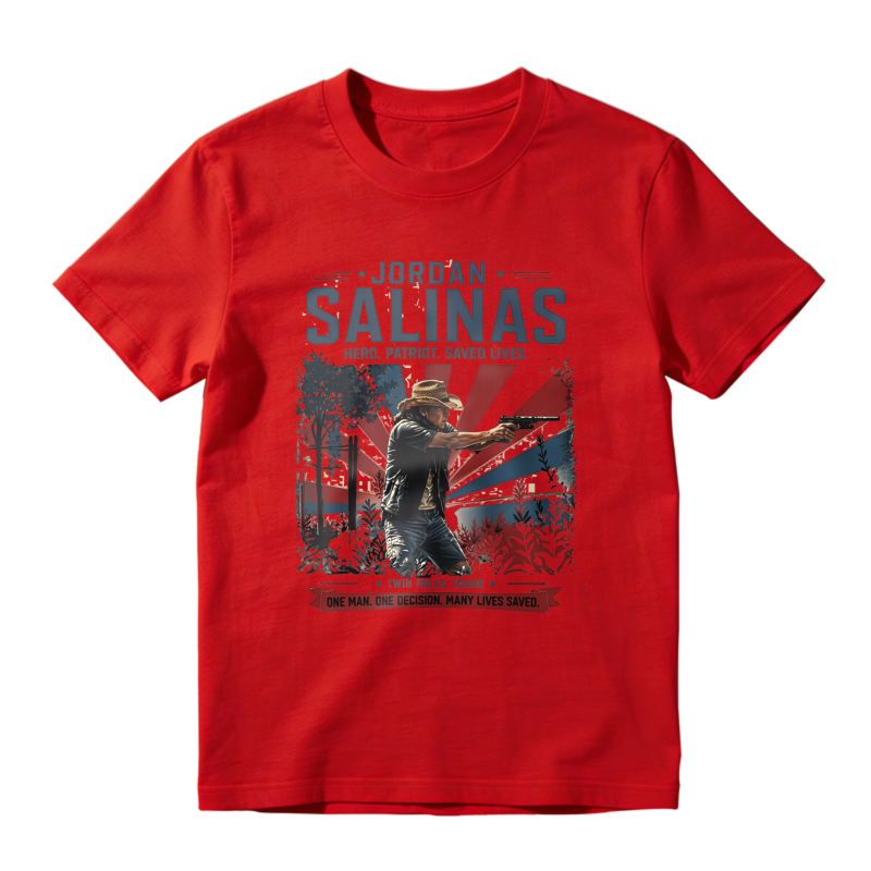 Vintage Salinas Hero Patriot Saved Lives Retro American T-Shirt