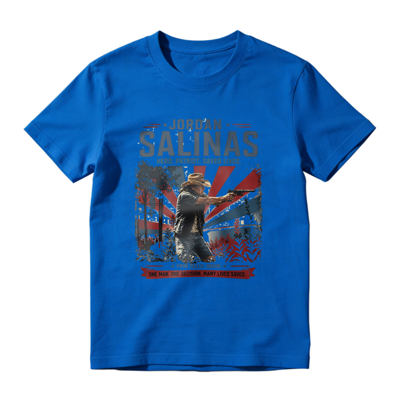 Vintage Salinas Hero Patriot Saved Lives Retro American T-Shirt