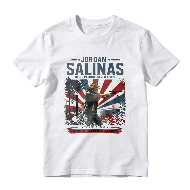 Vintage Salinas Hero Patriot Saved Lives Retro American T-Shirt