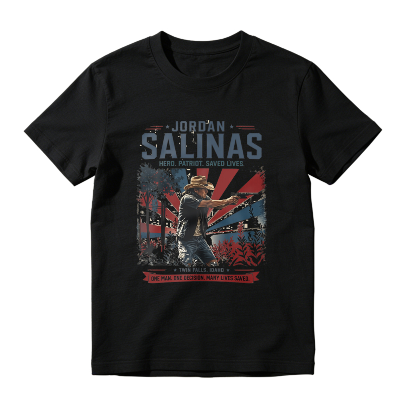 Vintage Salinas Hero Patriot Saved Lives Retro American T-Shirt