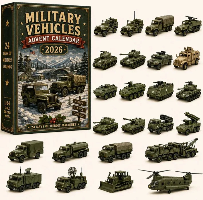 🚜 Build the Fleet Collection 24‑Day Vehicle Advent Calendar Series