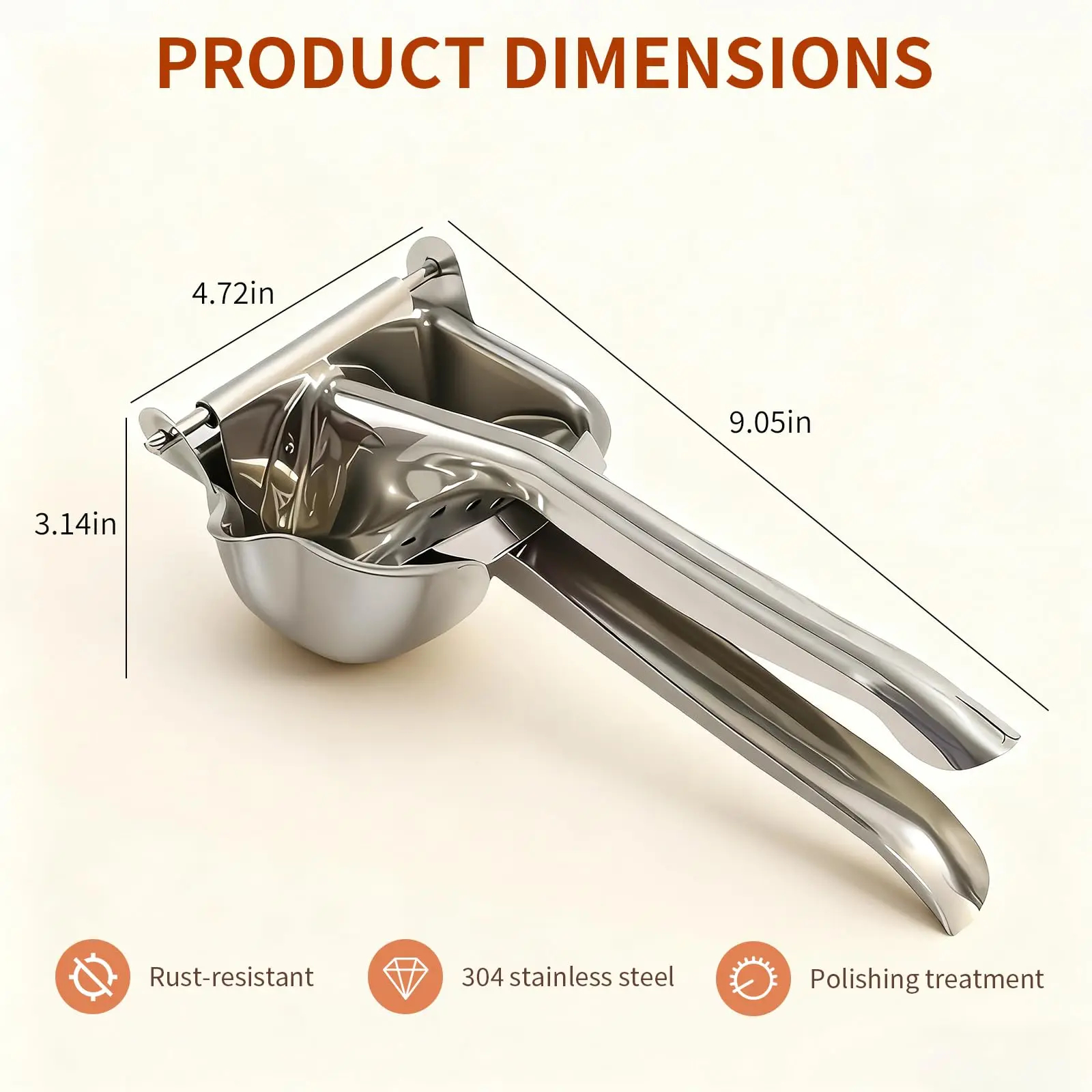 Manual Fruit Juicer - Kitchen Utensil & Gathering Essential, Fresh Juice Extractor Suitable for Outdoor Picnics & Restaurant Use, Utensils, Juicer Hand Press, Hand Juicer Squeezer
