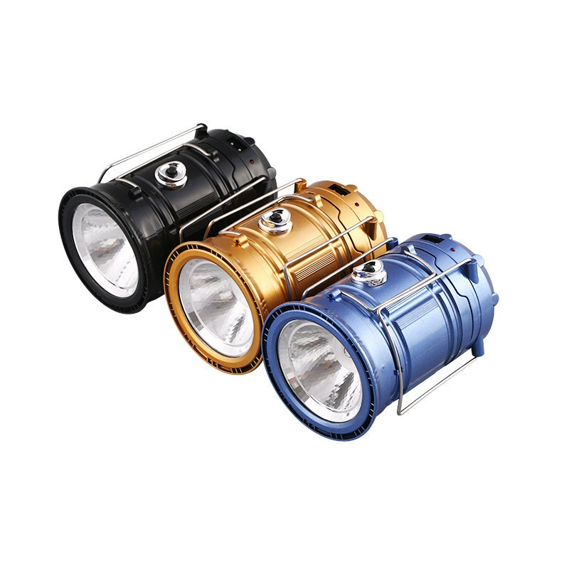 Solar Camping Lantern 4-Pack Rechargeable LED