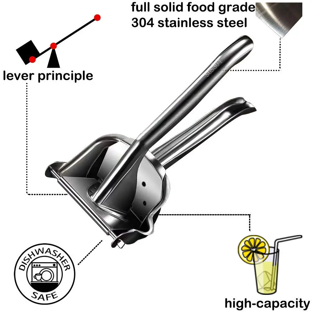 Manual Fruit Juicer - Kitchen Utensil & Gathering Essential, Fresh Juice Extractor Suitable for Outdoor Picnics & Restaurant Use, Utensils, Juicer Hand Press, Hand Juicer Squeezer