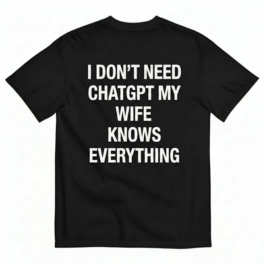 I DON'T NEED CHATGPT T- SHIRT 