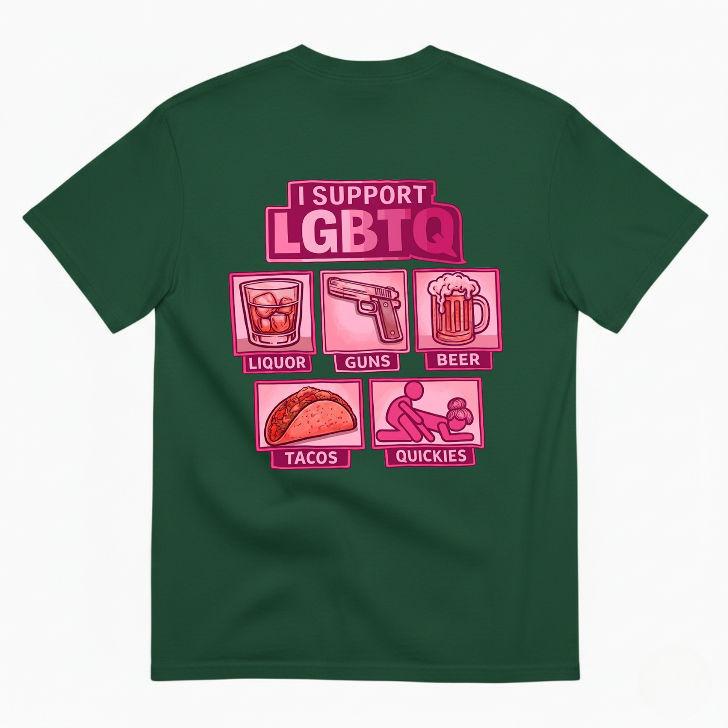 I SUPPORT LGBTQ T-SHIRT  