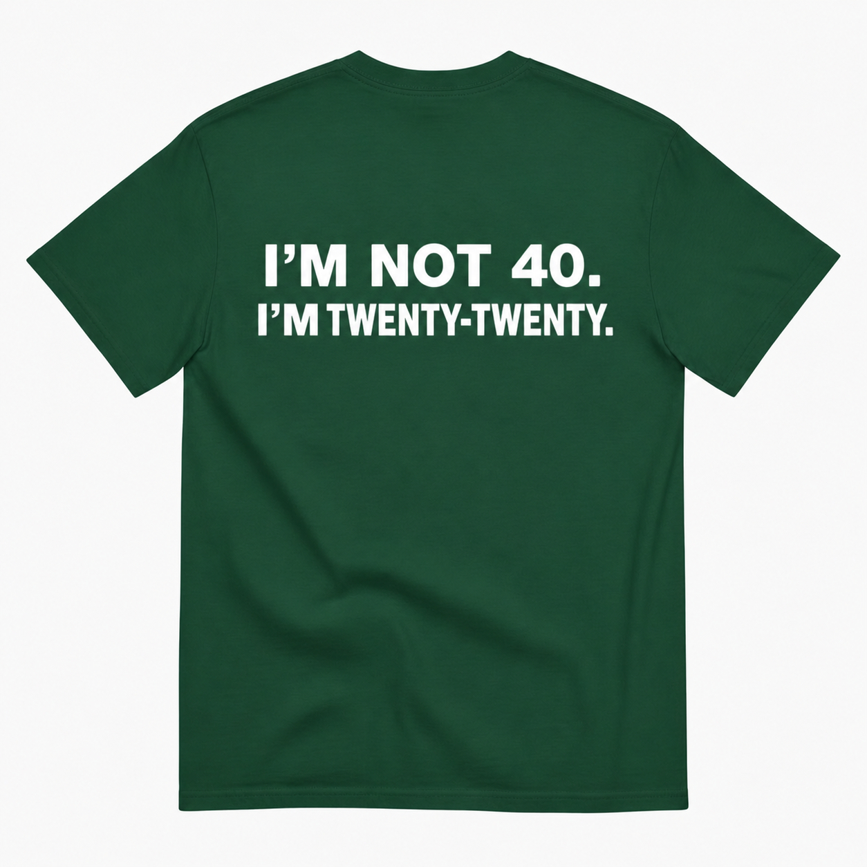 I'M NOT 40 I'M TWENTY  TWENTY T-SHIRT