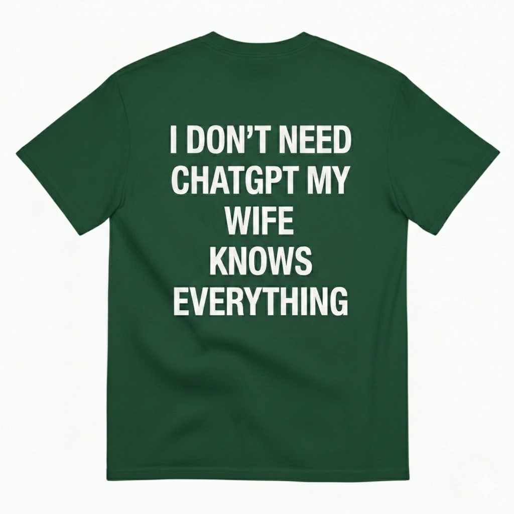 I DON'T NEED CHATGPT T- SHIRT 