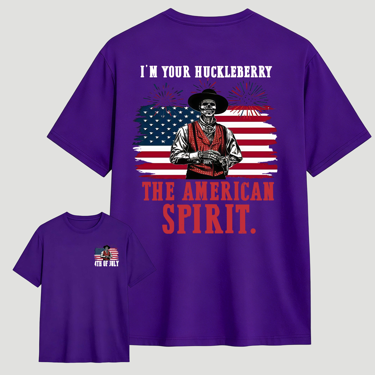 Doc Holliday I'm Your Huckleberry The American Spirit T-Shirt