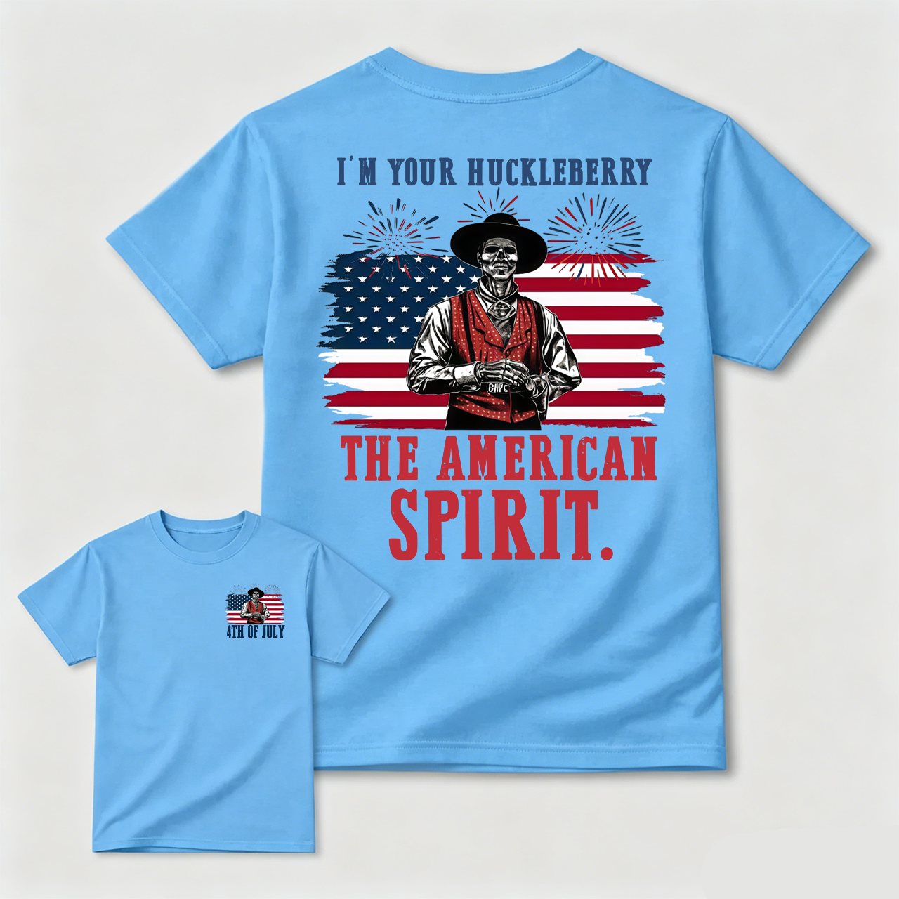 Doc Holliday I'm Your Huckleberry The American Spirit T-Shirt