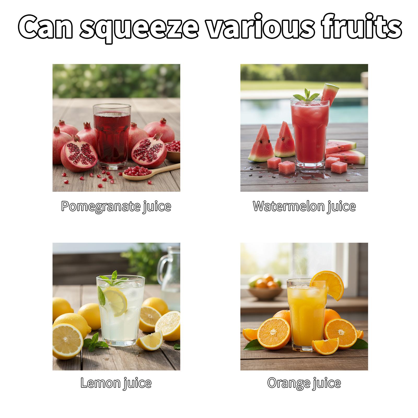 Manual Fruit Juicer - Kitchen Utensil & Gathering Essential, Fresh Juice Extractor Suitable for Outdoor Picnics & Restaurant Use, Utensils, Juicer Hand Press, Hand Juicer Squeezer