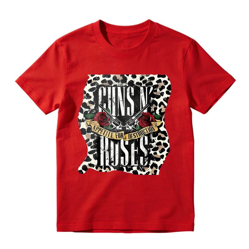 Guns N Roses Appetite For Destruction Leopard Print Unisex Classic T-shirt