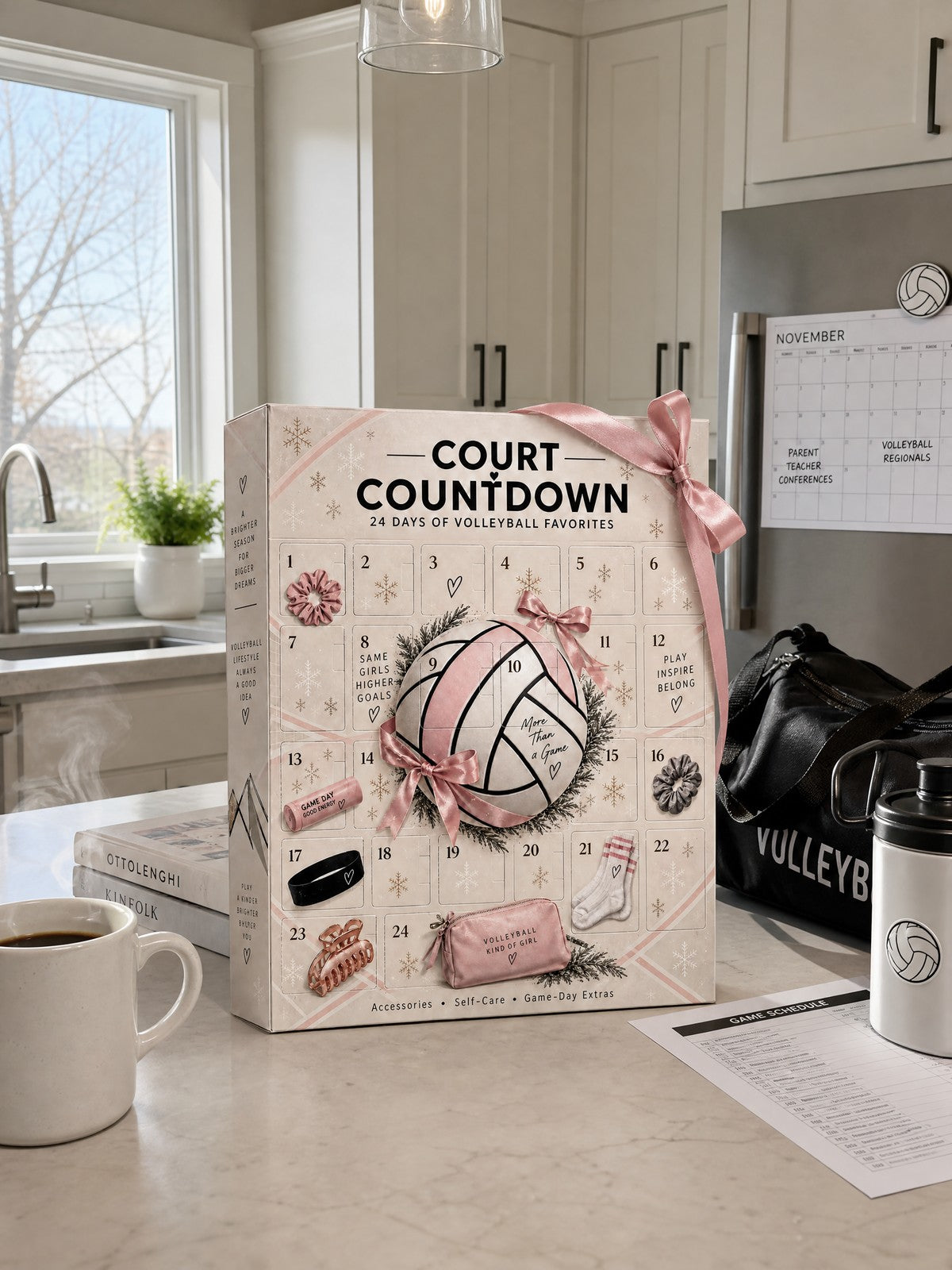 🏐 24-Day Volleyball Court Advent Calendar