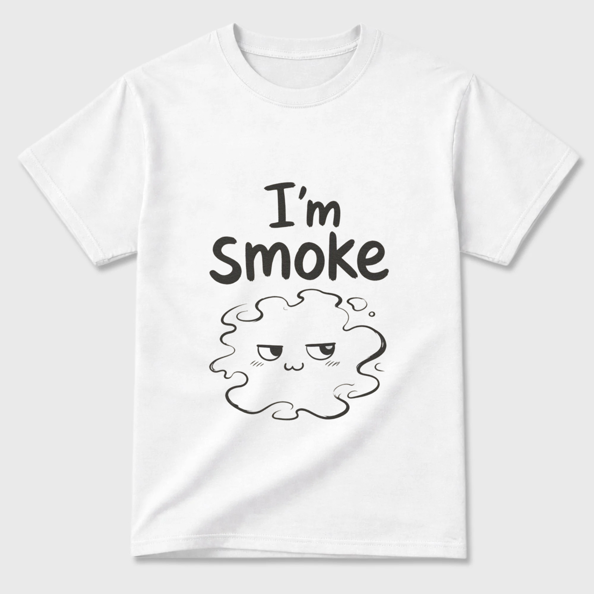 Cotton T-Shirt Unisex - I'm smoke