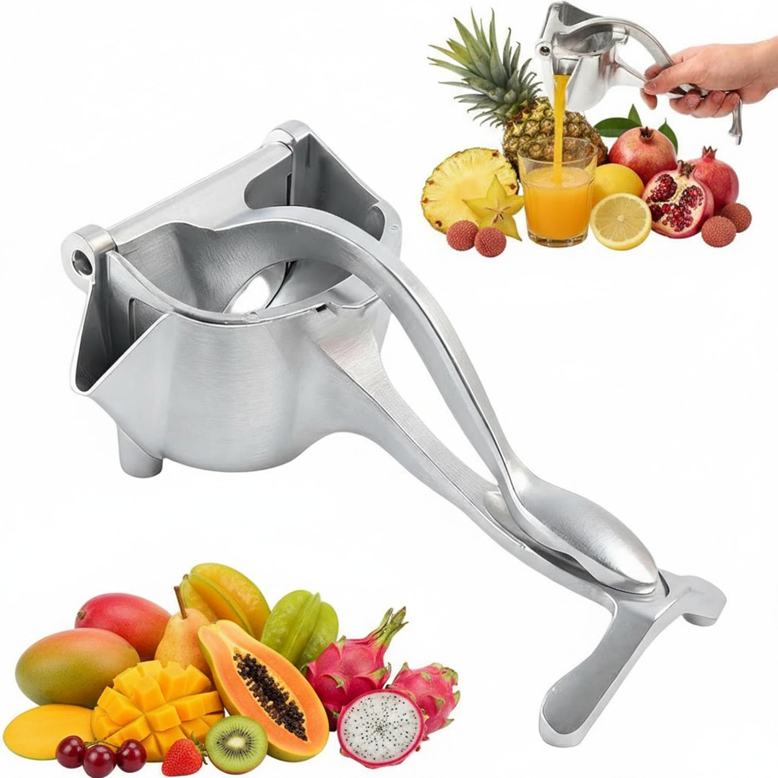 Manual Fruit Juicer - Kitchen Utensil & Gathering Essential, Fresh Juice Extractor Suitable for Outdoor Picnics & Restaurant Use, Utensils, Juicer Hand Press, Hand Juicer Squeezer