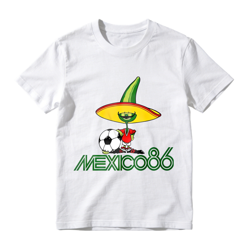 Mexico 1986 World Cup Soccer Cartoon Character Unisex Classic T-shirt