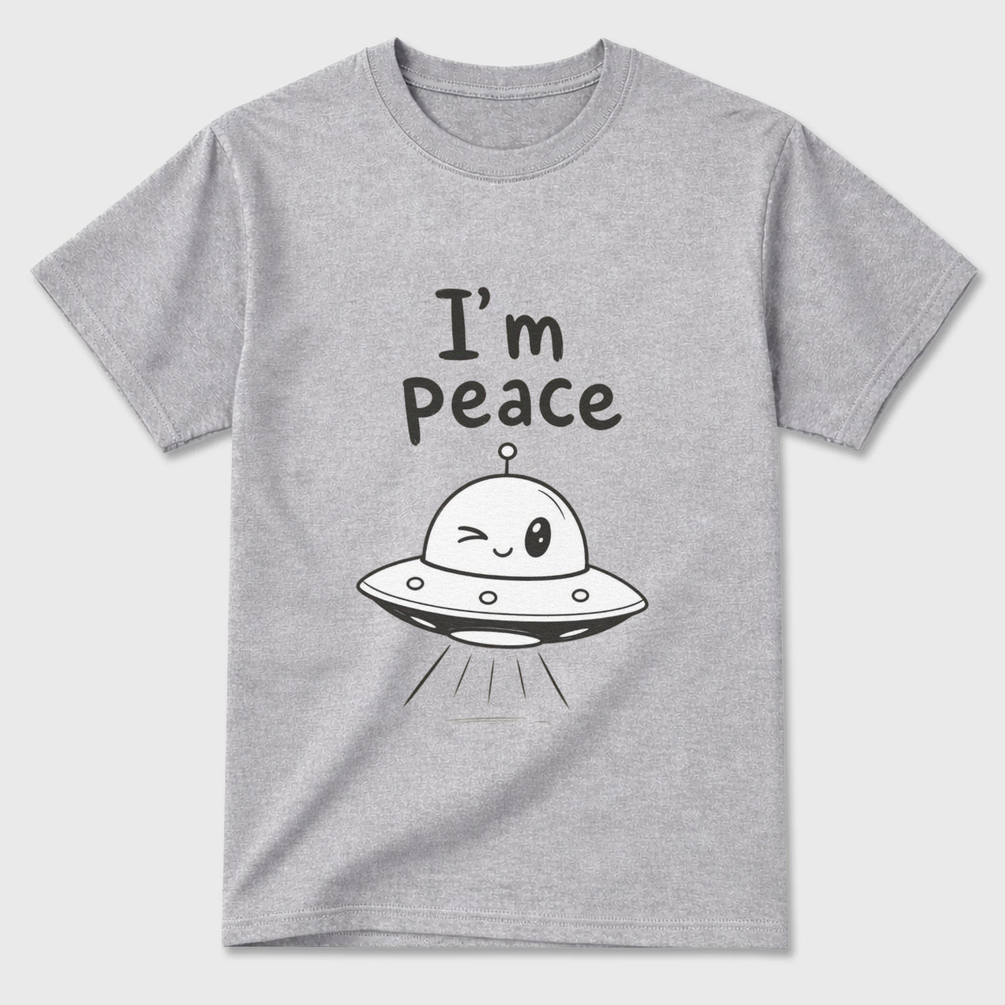 Cotton T-shirt Unisex - I'm peace
