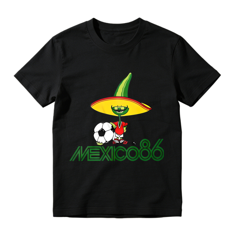 Mexico 1986 World Cup Soccer Cartoon Character Unisex Classic T-shirt