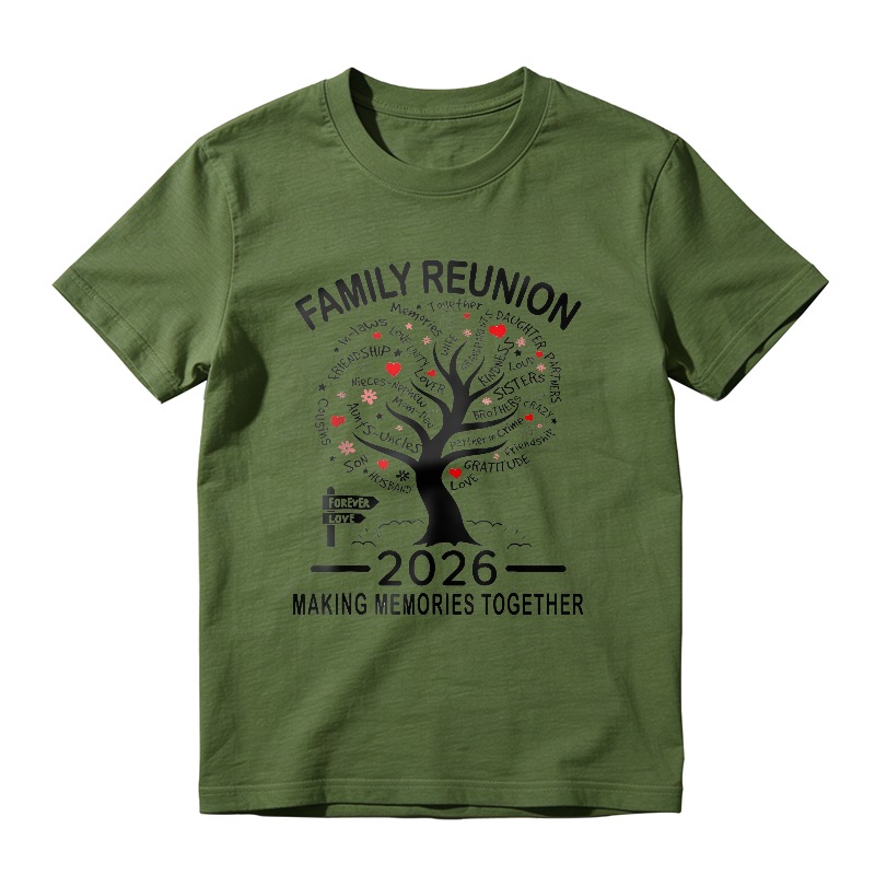 Family Reunion Tree 2026 Making Memories Together Unisex Classic T-shirt