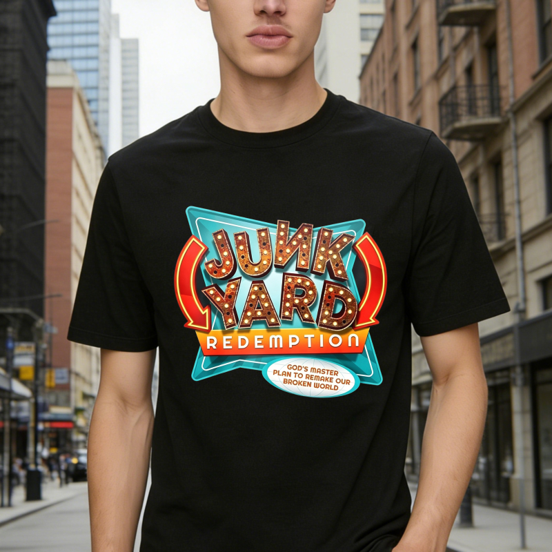 Junk Yard Redemption Gods Master Plan To Remake Our Broken World Unisex Classic T-shirt