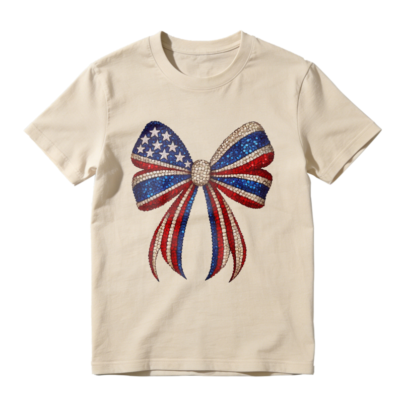 American Flag Bow Unisex Classic T-shirt