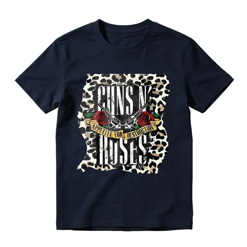 Guns N Roses Appetite For Destruction Leopard Print Unisex Classic T-shirt