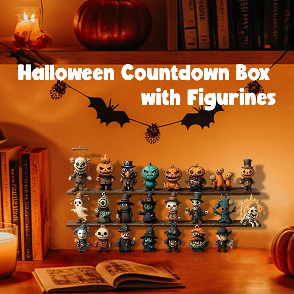31 Nights of Fright Halloween Countdown Box 2025 - Halloween Spooky Advent Calendar Gift Set with Collectible Horror Figurines, Scary Ornaments & Party Decor for Adults, Teens, Haunted House Fans 31 Nights of Fright Halloween Countdown Box 2025 - Halloween Spooky Advent Calendar Gift Set with Collectible Horror Figurines, Scary Ornaments & Party Decor for Adults, Teens, Haunted House Fans