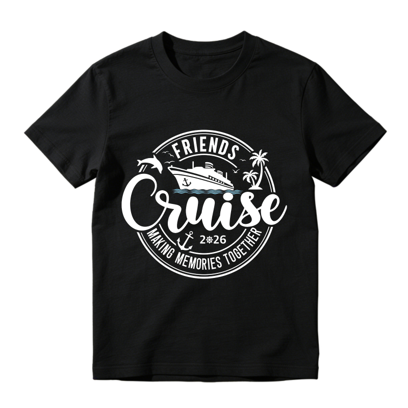 Friends Cruise 2026 Making Memories Together Unisex Classic T-shirt