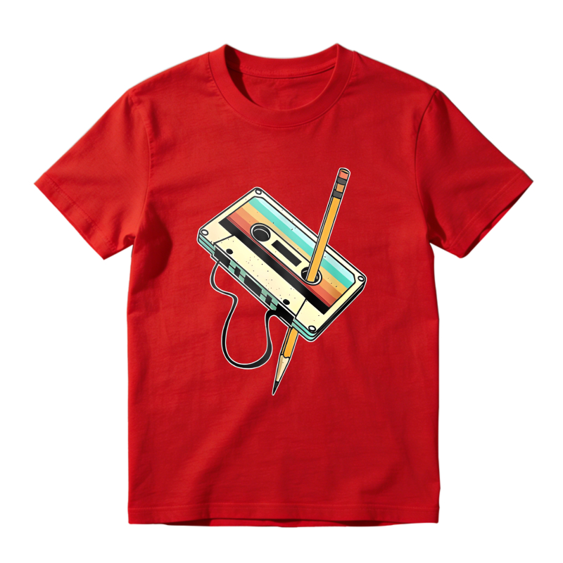 Cassette Tape With Pencil Unisex Classic T-shirt